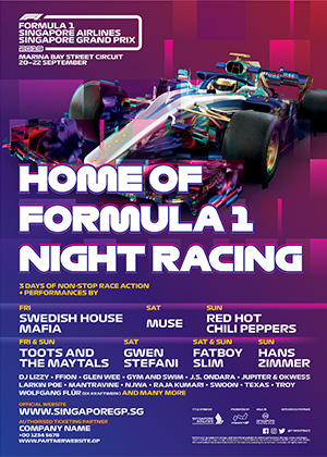 FORMULA 1 SINGAPORE AIRLINES SINGAPORE GRAND PRIX 2019